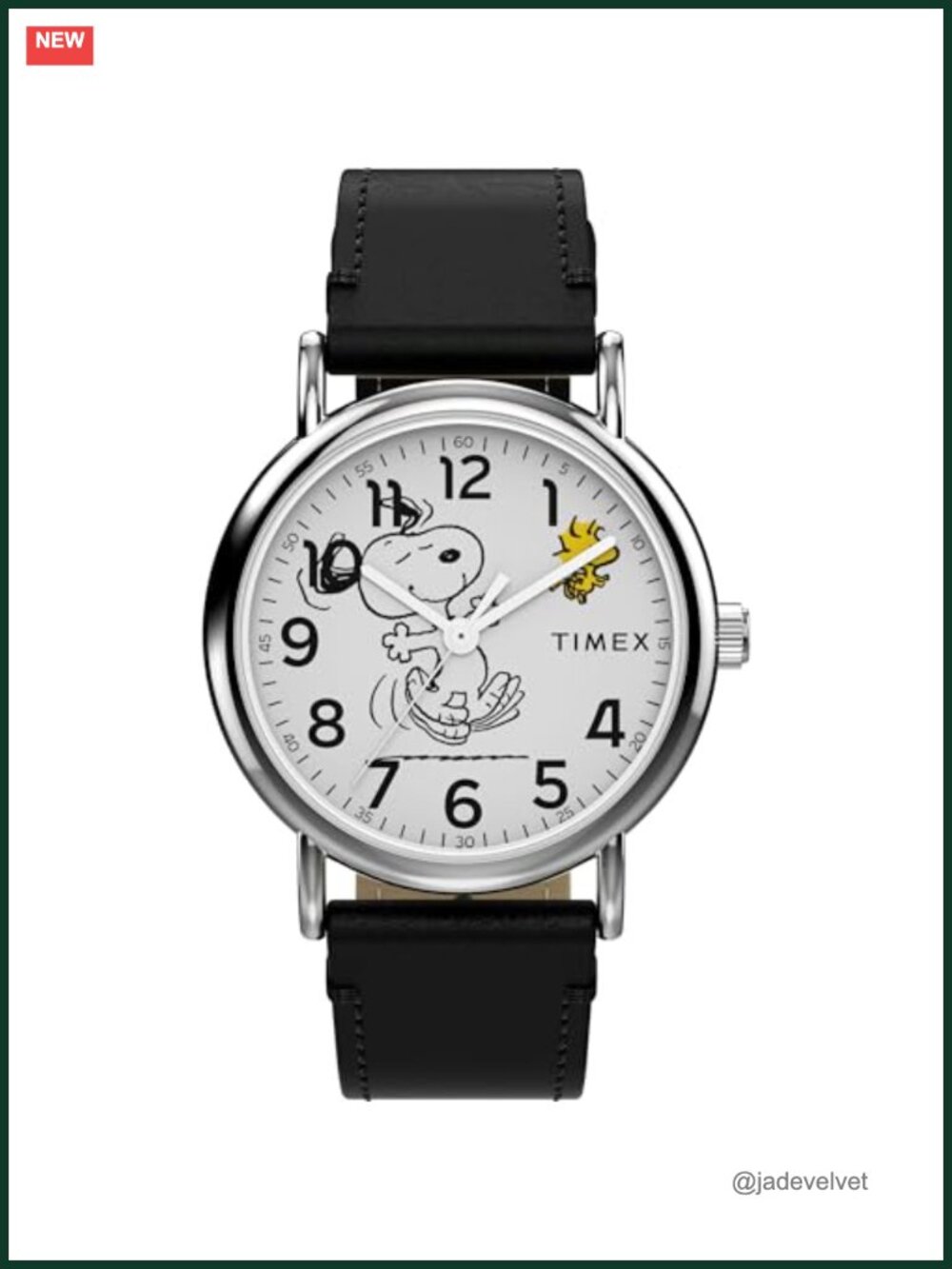 Unisex Weekender 38mm Watch Quartz Leather Strap Cartoon Dial